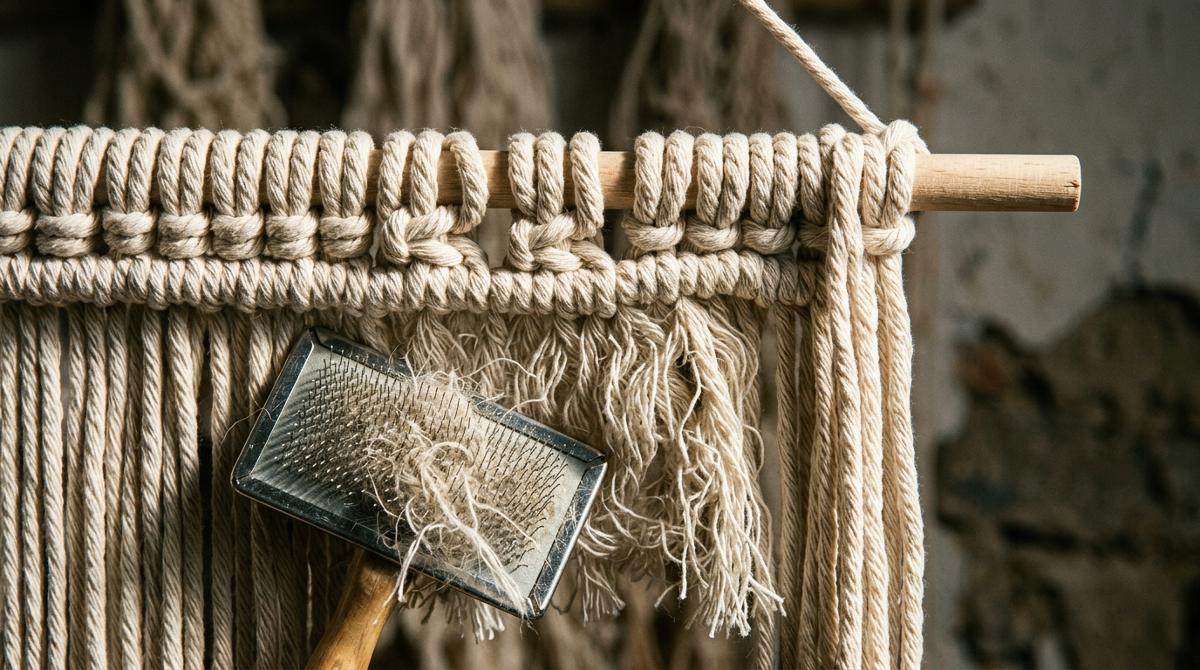 5 Macramé Mistakes That Leave Your Knots Uneven — photo in a real-life setting