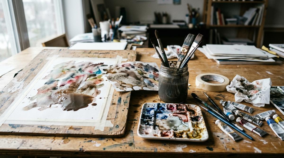 7 Watercolor Mistakes Beginners Almost Always Make — photo in a real-life setting