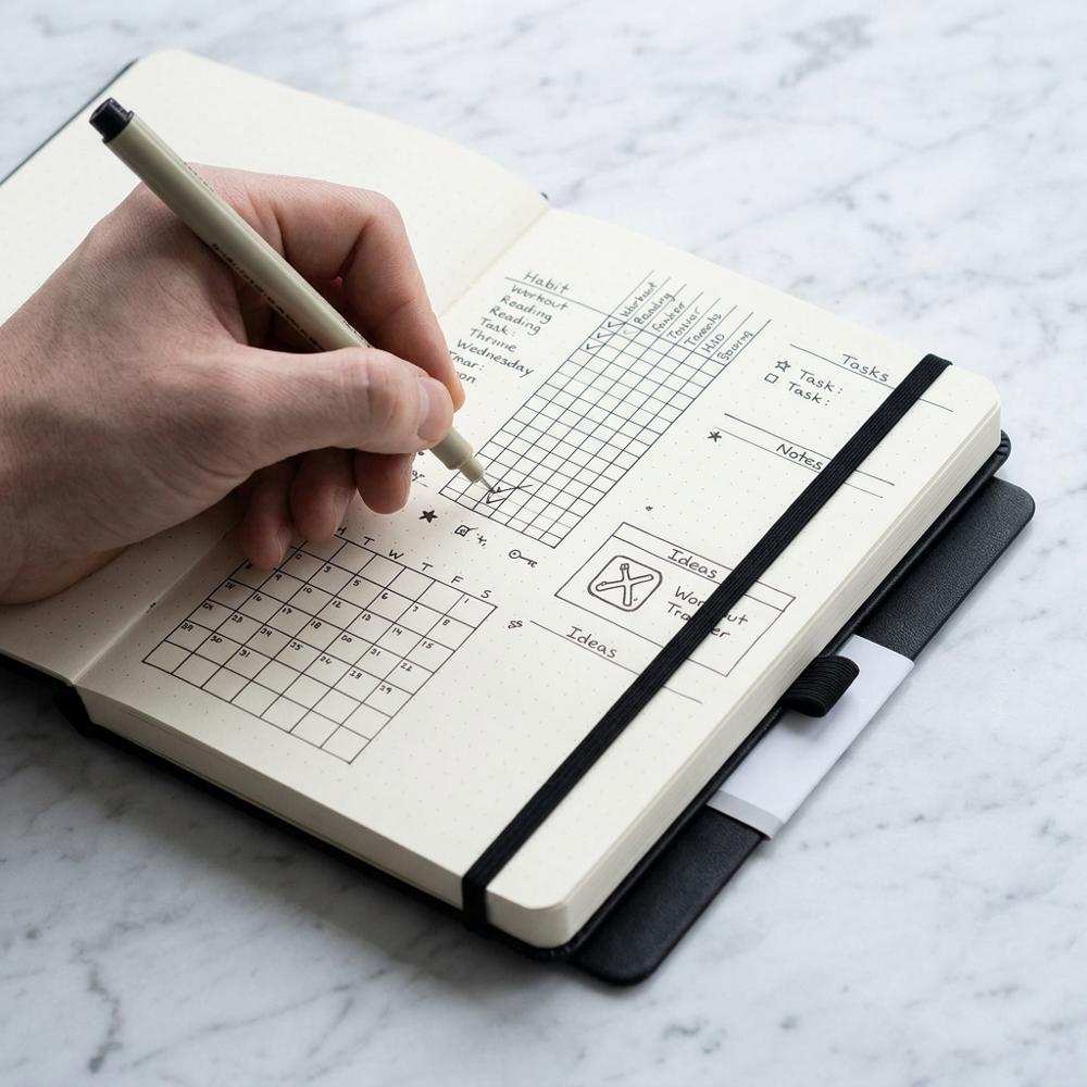 Premium Hardcover Dot Grid Journal