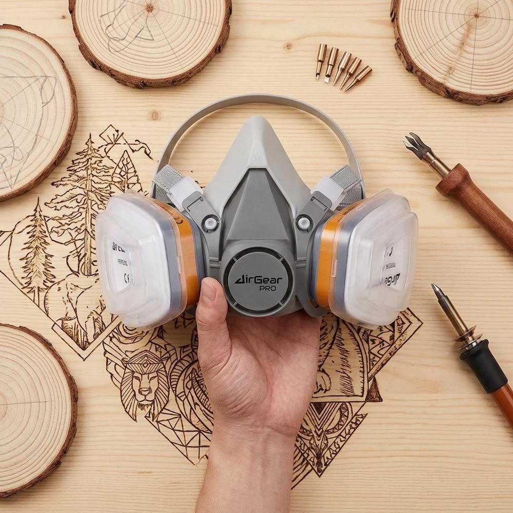 Reusable Respirator Mask with Filters