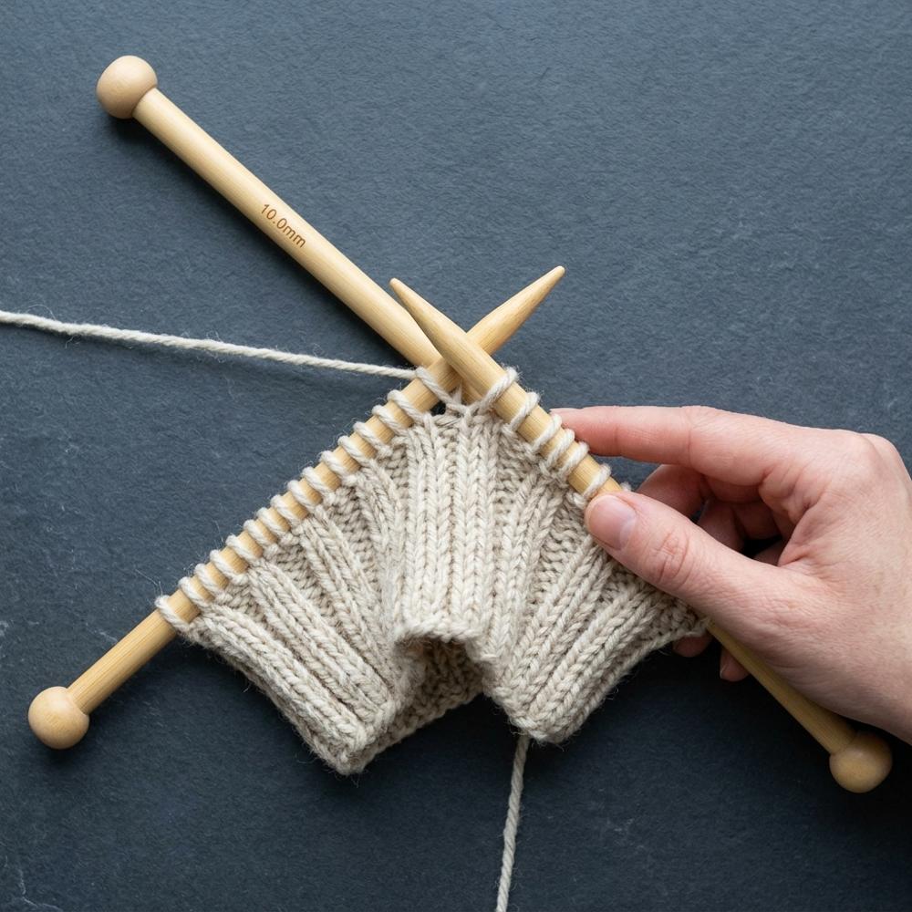 Complete Bamboo Knitting Needle Set