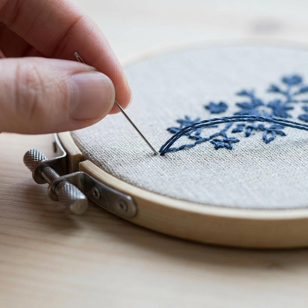 Complete Bamboo Embroidery Hoop Set