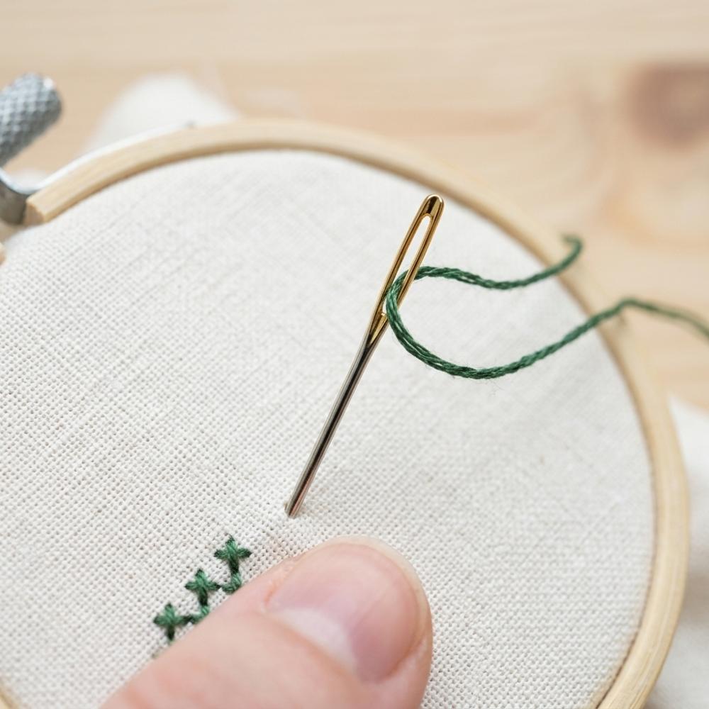 Premium Gold Embroidery Needles