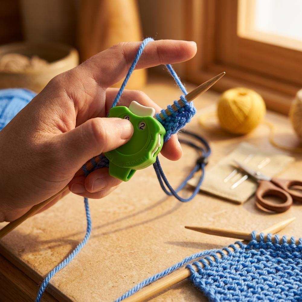 Compact Row Counter for Knitters