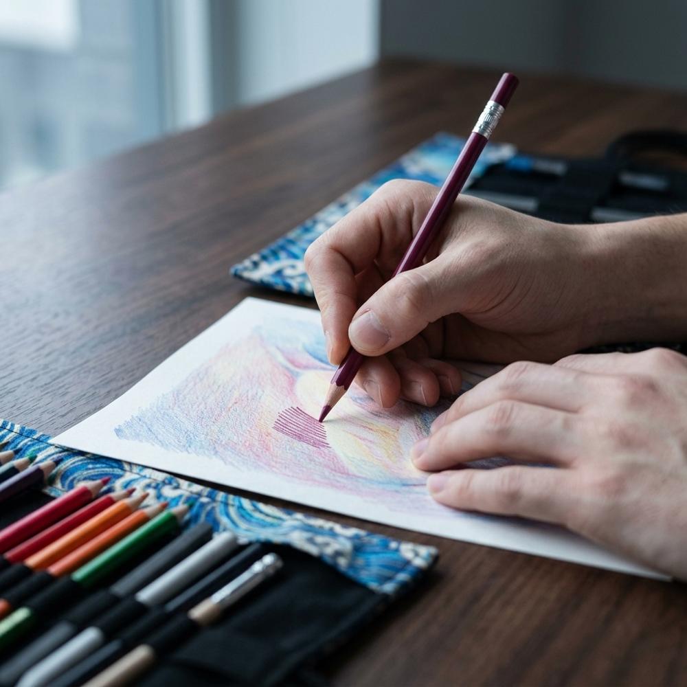 Portable Artist Colored Pencil Organizer