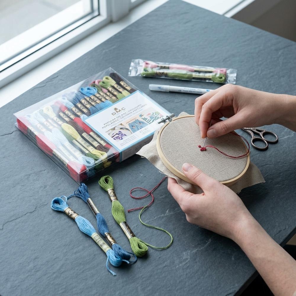 Colorful Embroidery Floss Starter Set