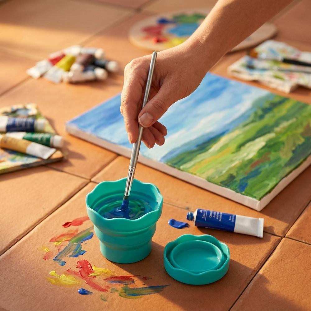 Portable Paint Water Cup