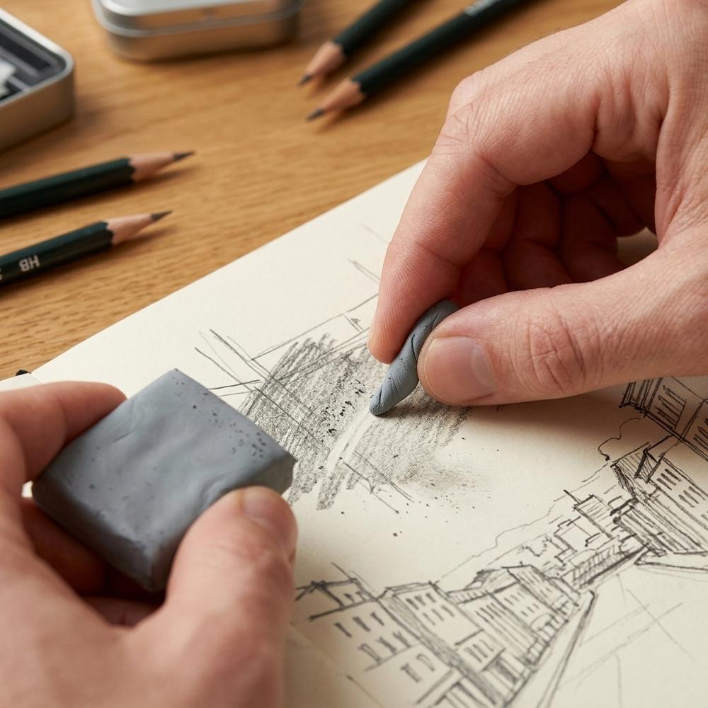 Reusable Soft Art Erasers Pack
