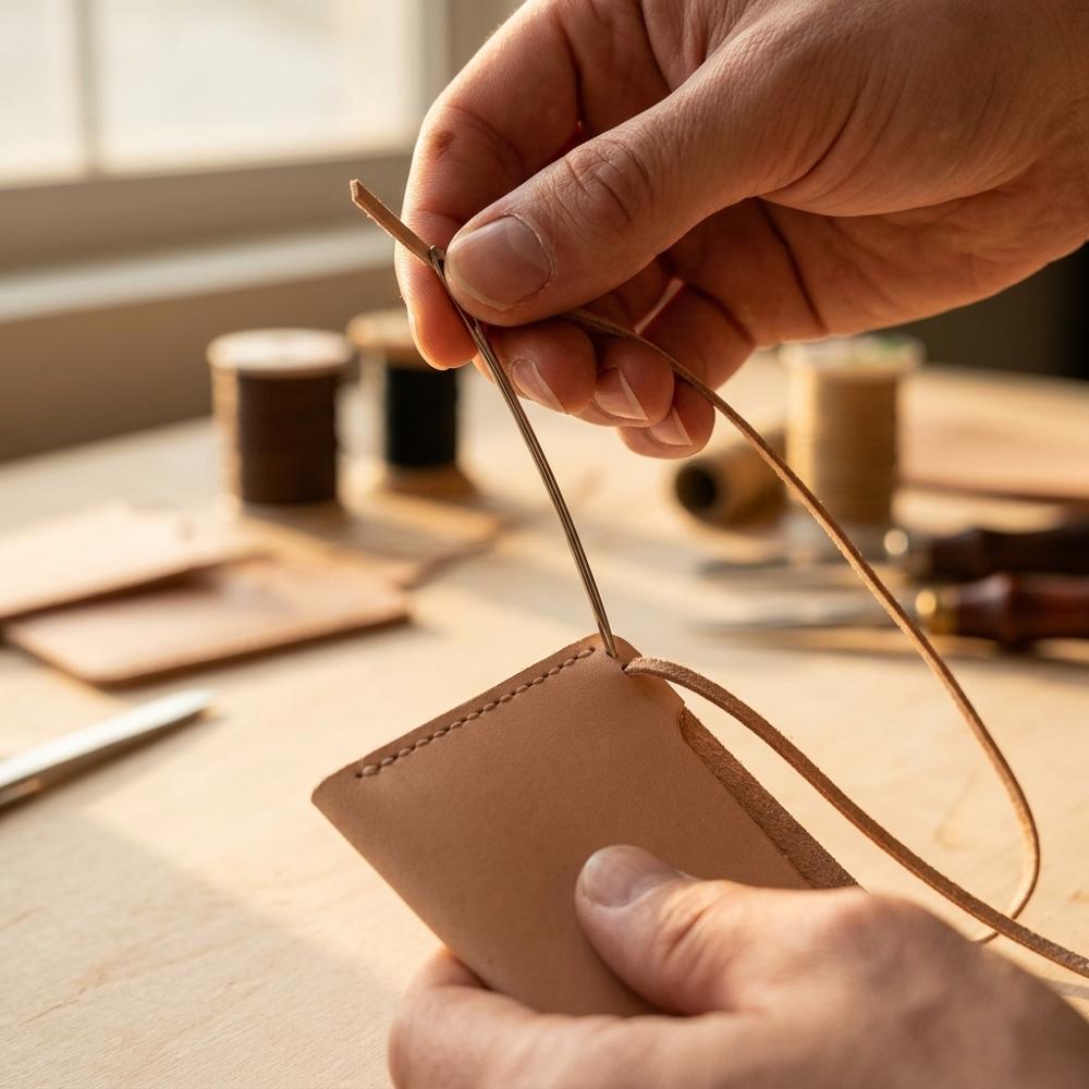 Premium Tooling Leather Square