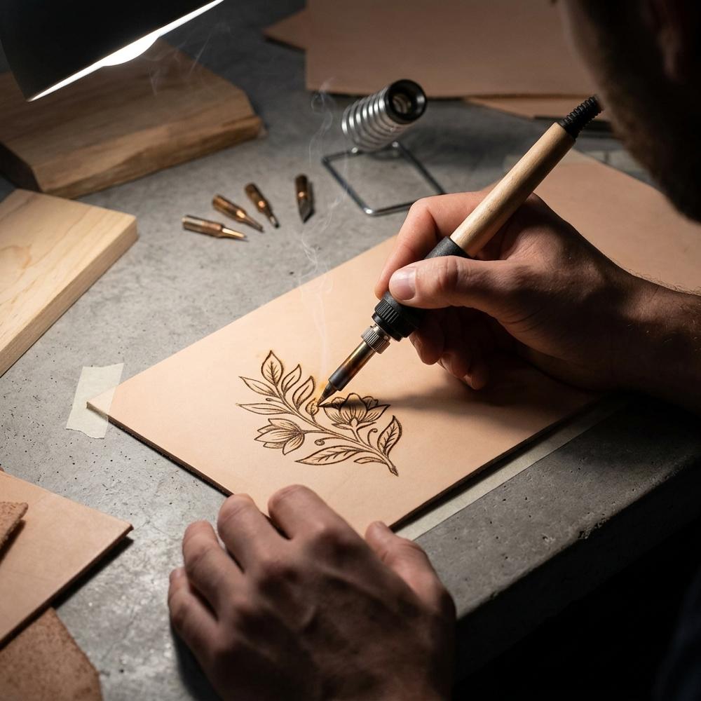 Premium Precut Tooling Leather Square