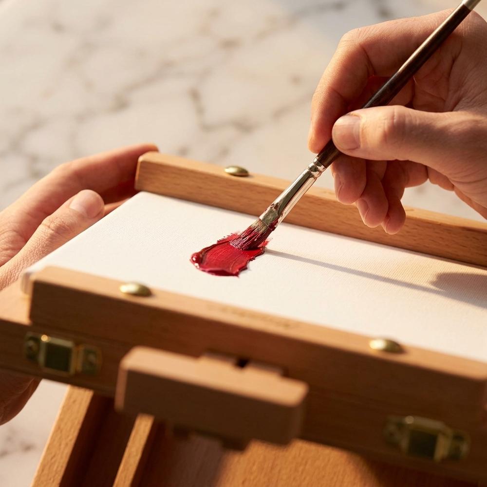 Compact Adjustable Tabletop Art Easel