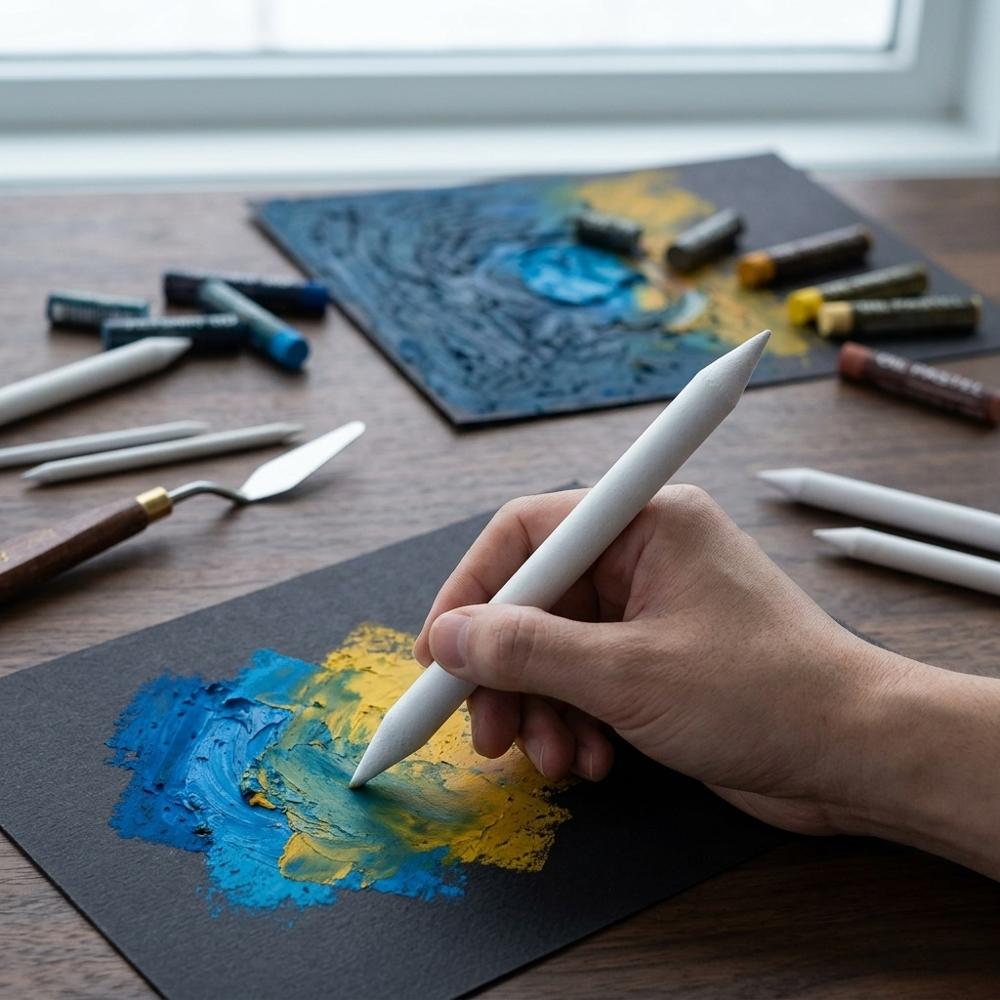 Artist Blending Stumps and Sharpeners