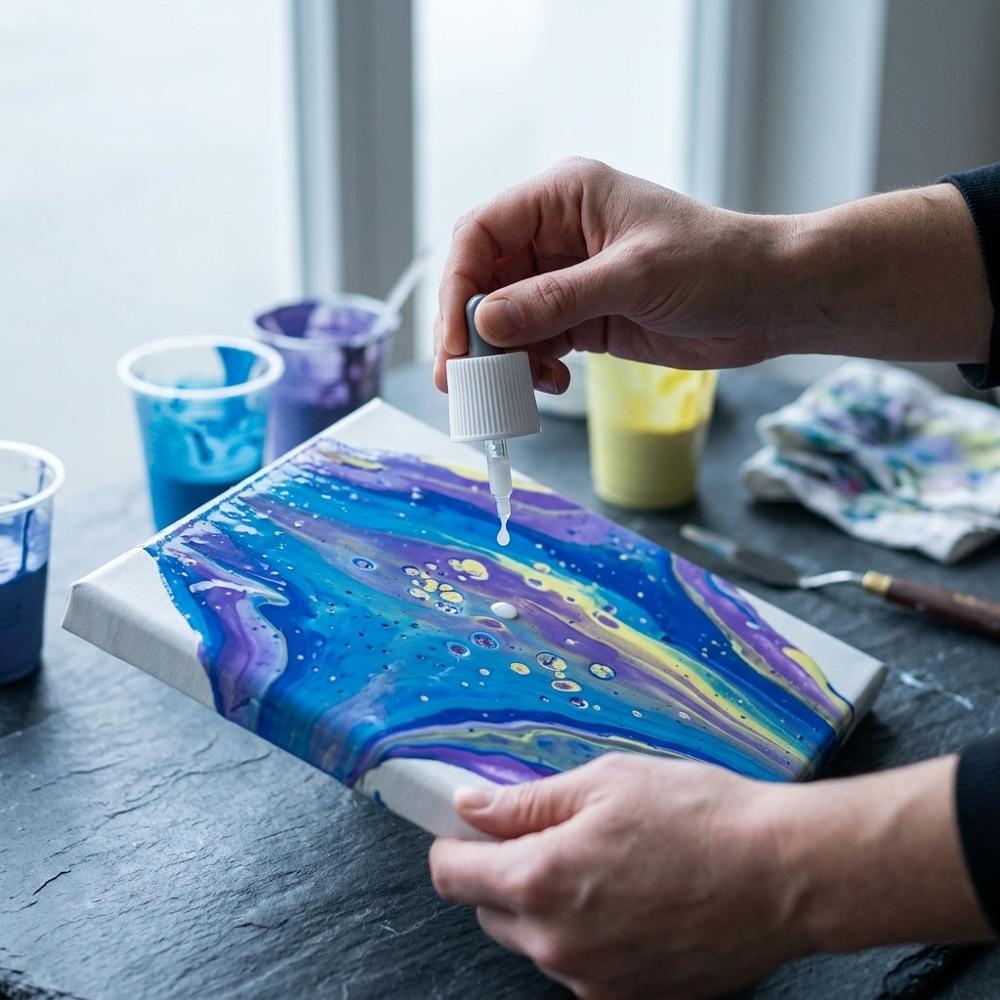 Acrylic Painting Silicone Oil Additive