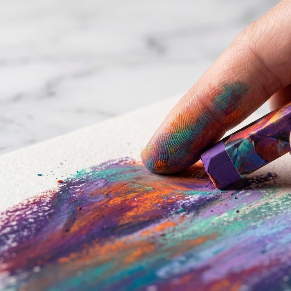 Vibrant Soft Pastel Art Sticks