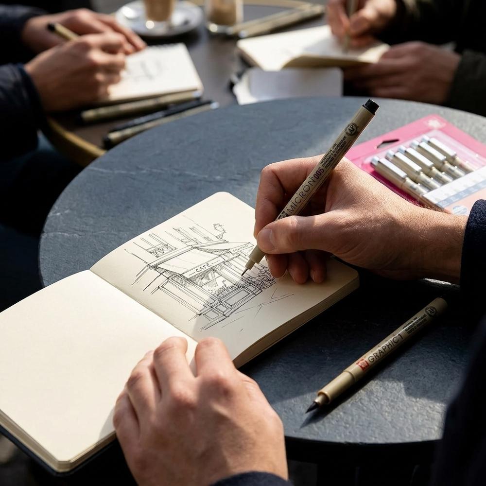 Archival Fine Line Drawing Pens