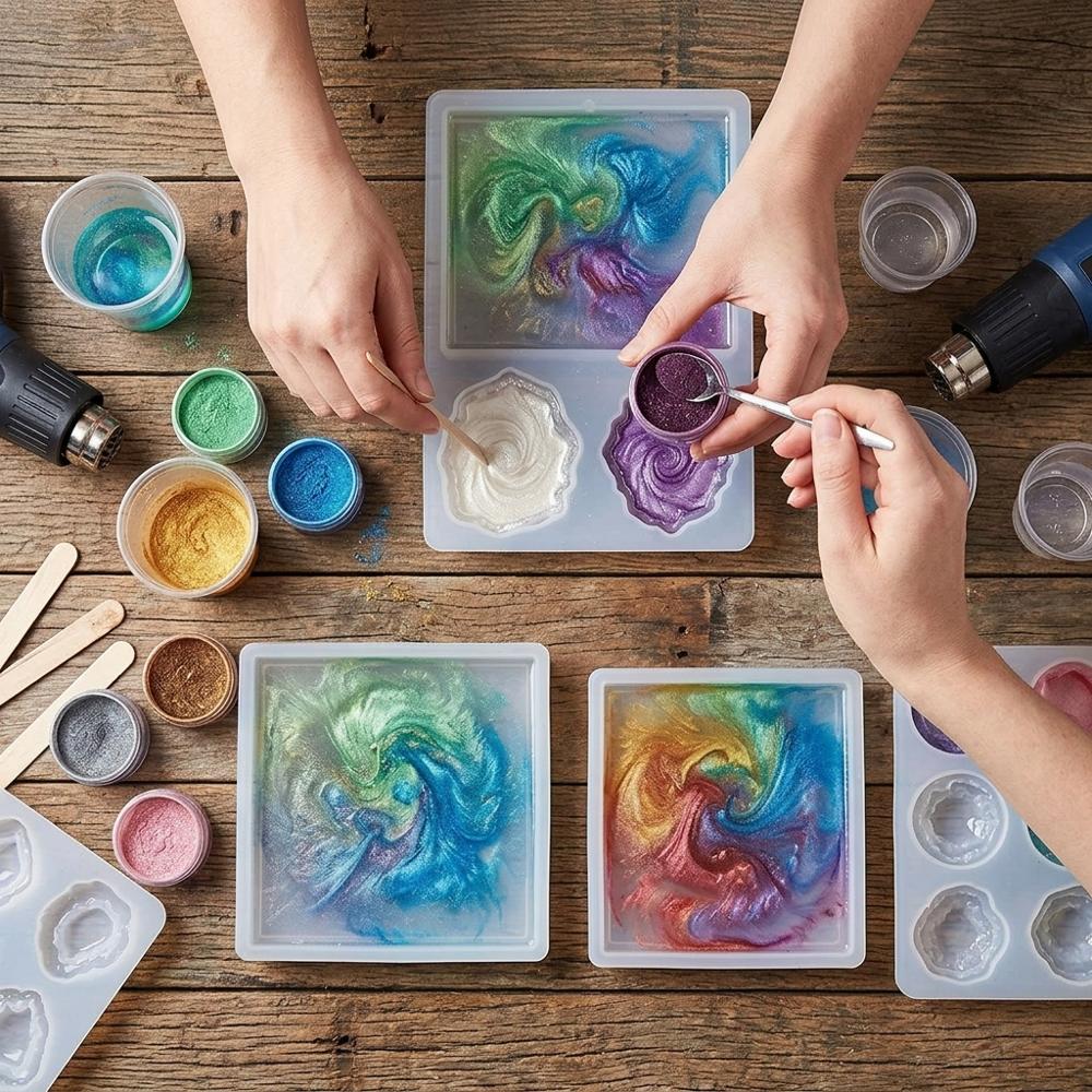 Vibrant Cosmetic Grade Color Powders