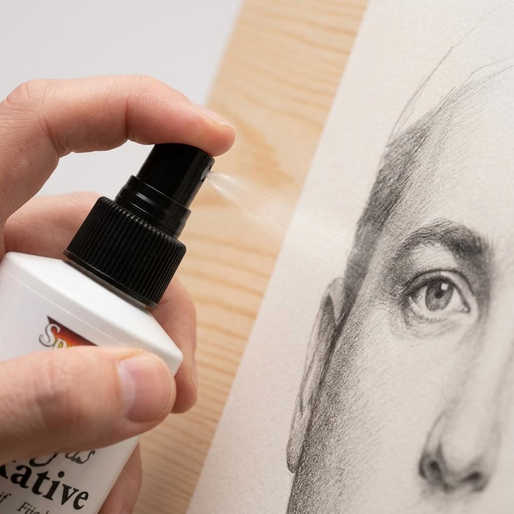 Art Spray Fixative for Protection