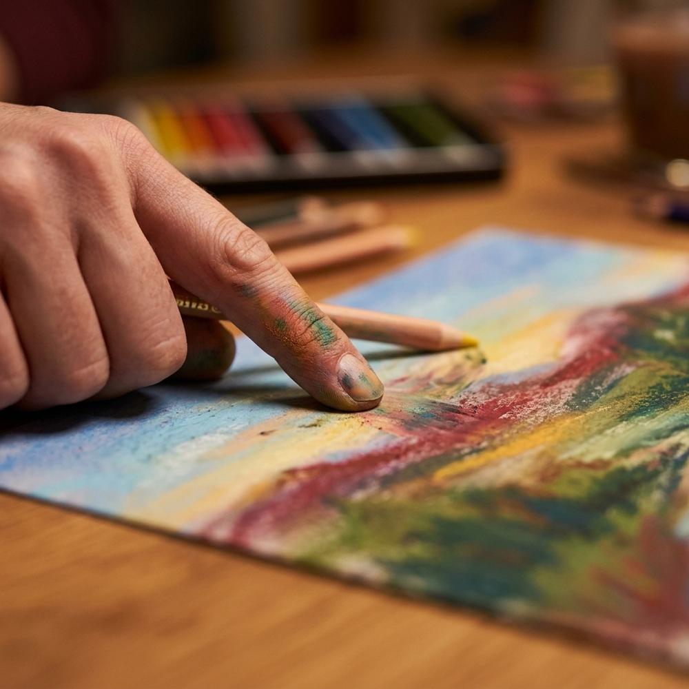 Vibrant Chalk Pastel Pencils