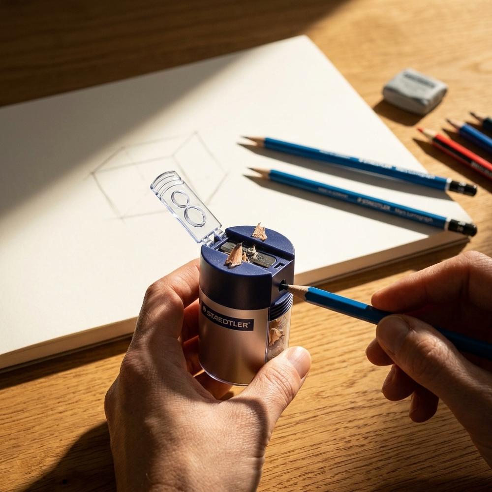 Dual Hole Manual Pencil Sharpener