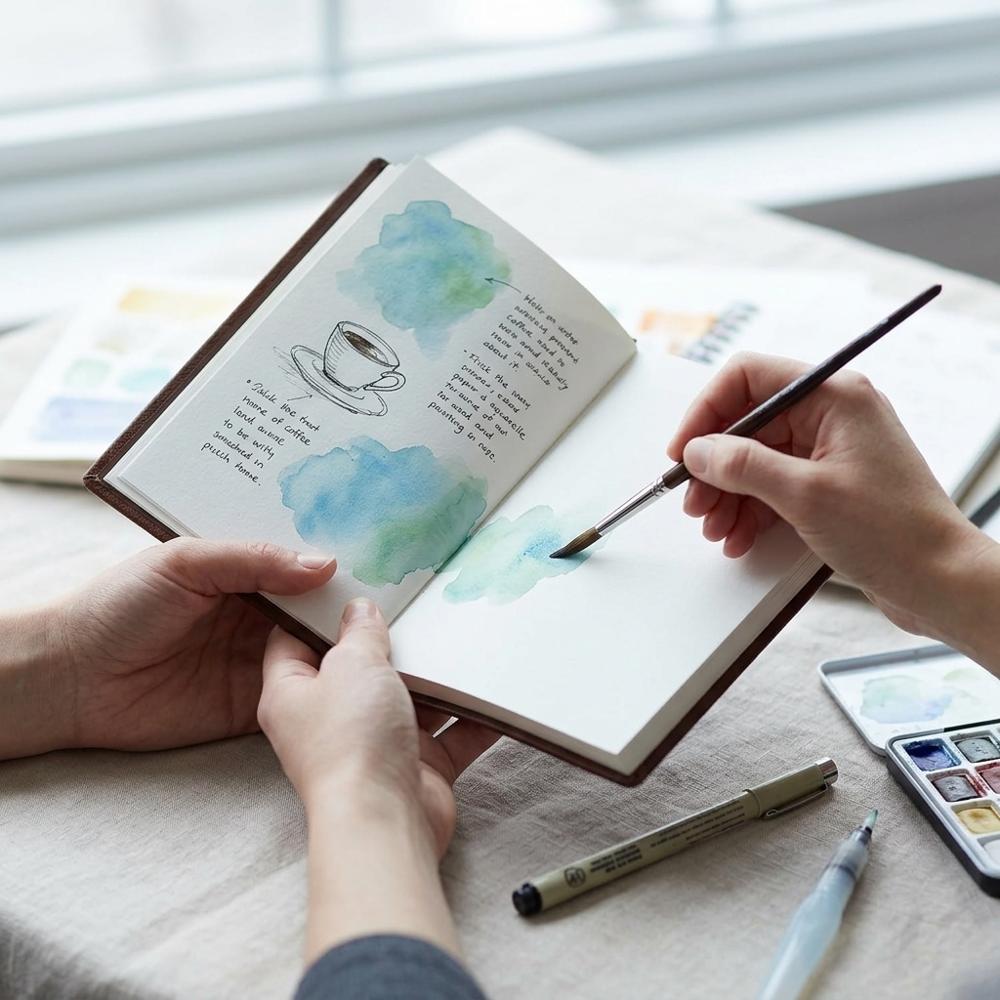 Premium Hardcover Watercolor Art Journal