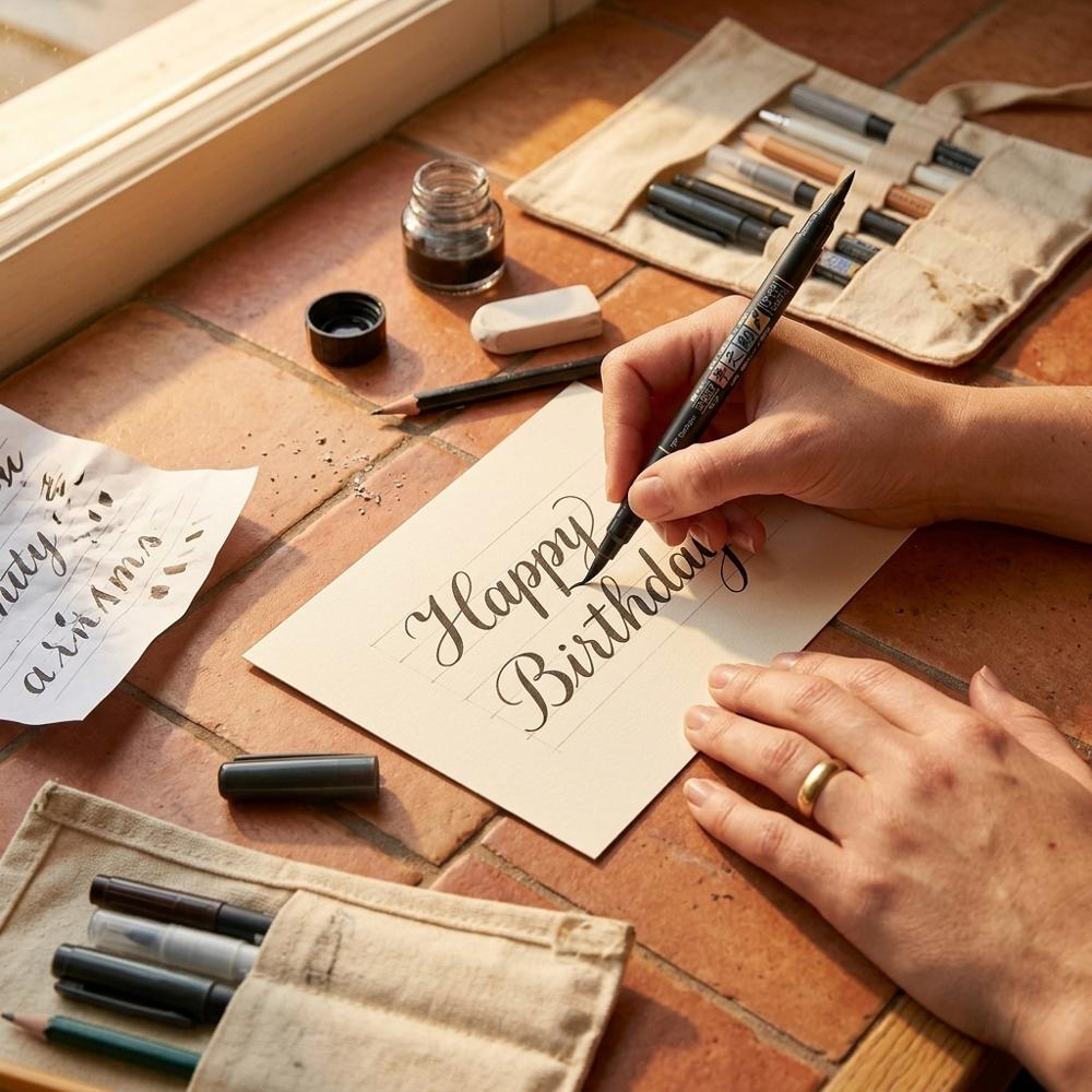 Fine Tip Calligraphy Brush Pens