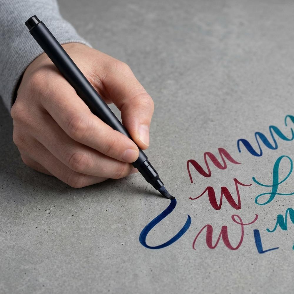 Vibrant Fine Tip Brush Pens