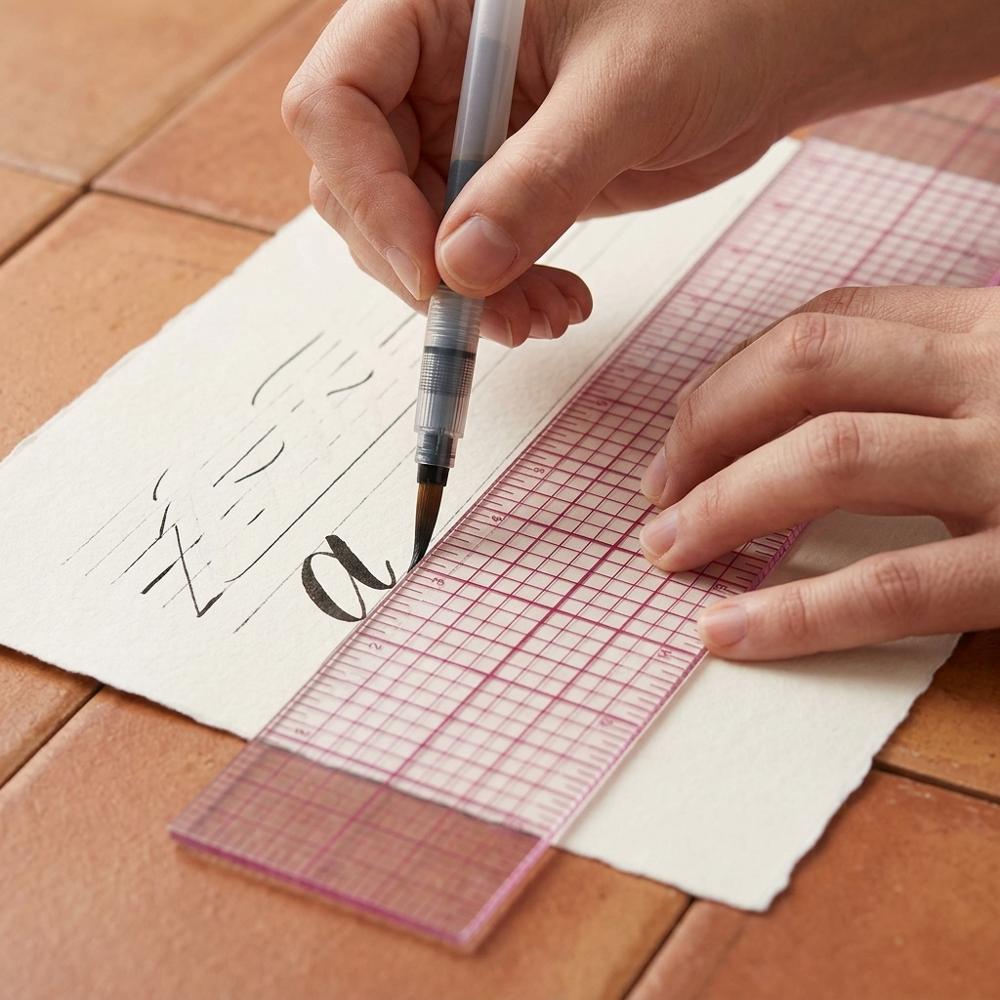 Precision Graphing Beveled Ruler