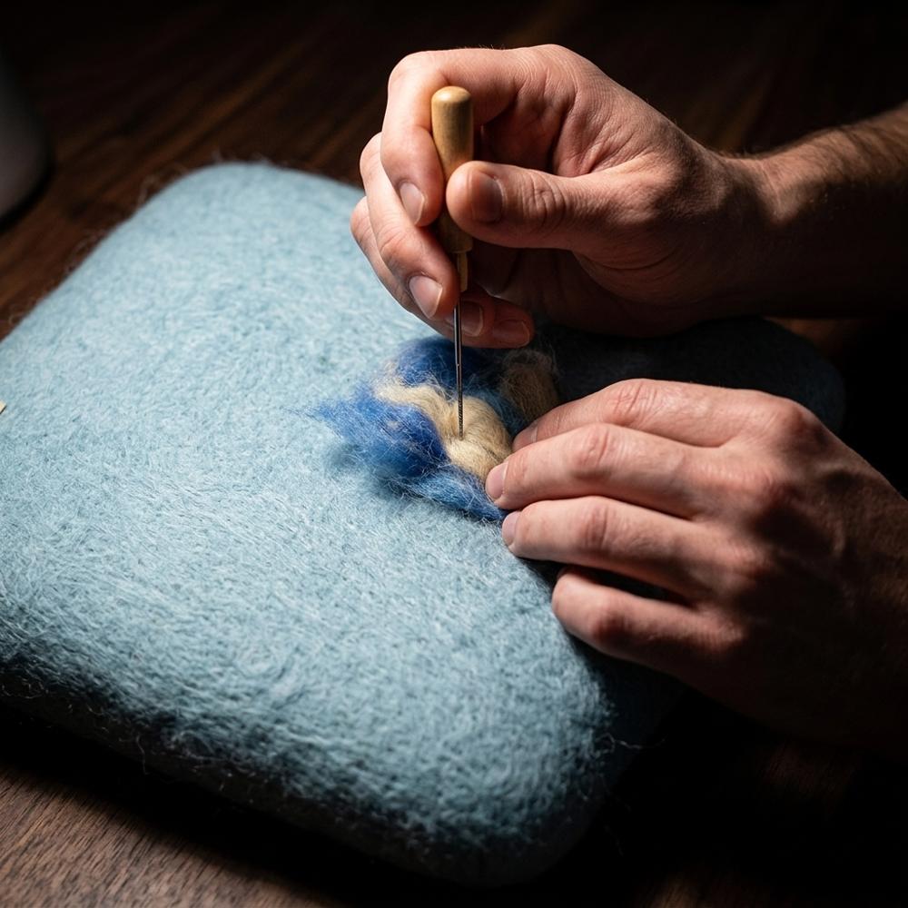Compact Wool Felting Work Surface