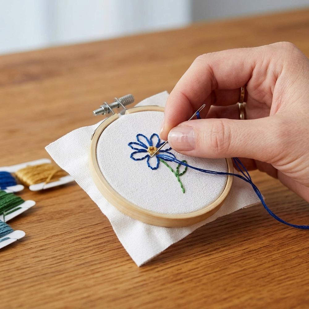 Pre-Cut Cotton Embroidery Fabric Pack