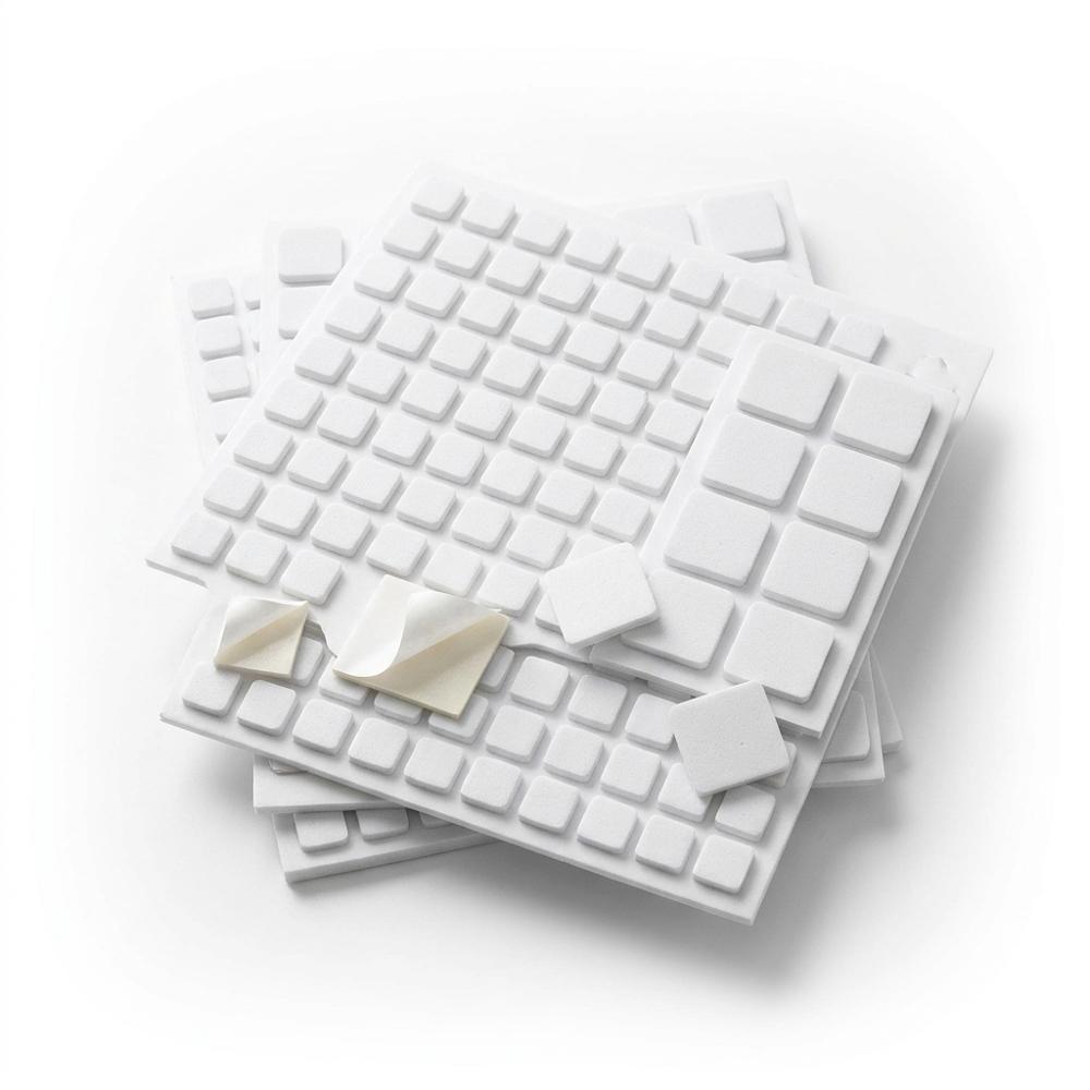 double-sided foam squares for lifting elements off the backing board