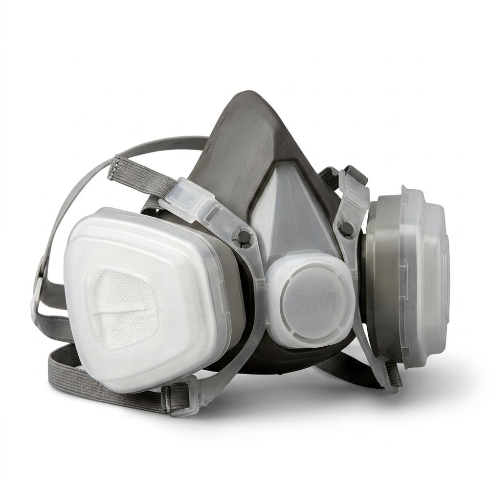 half-face respirator with organic vapour cartridges for long alcohol ink sessions