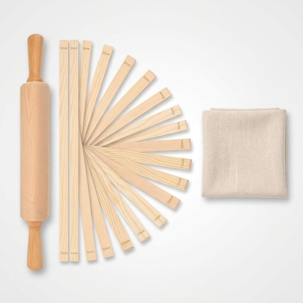Complete Pottery Slab Rolling Kit