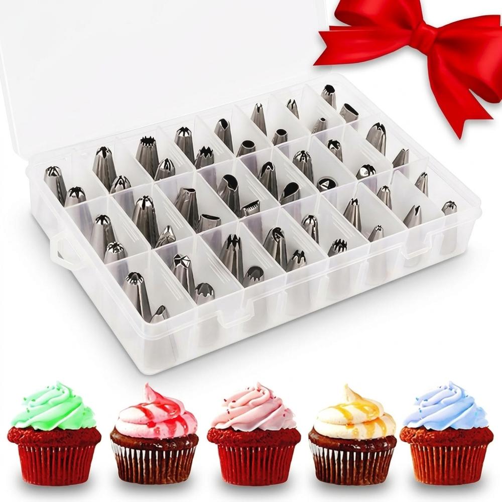Complete Cookie Decorating Tip Set