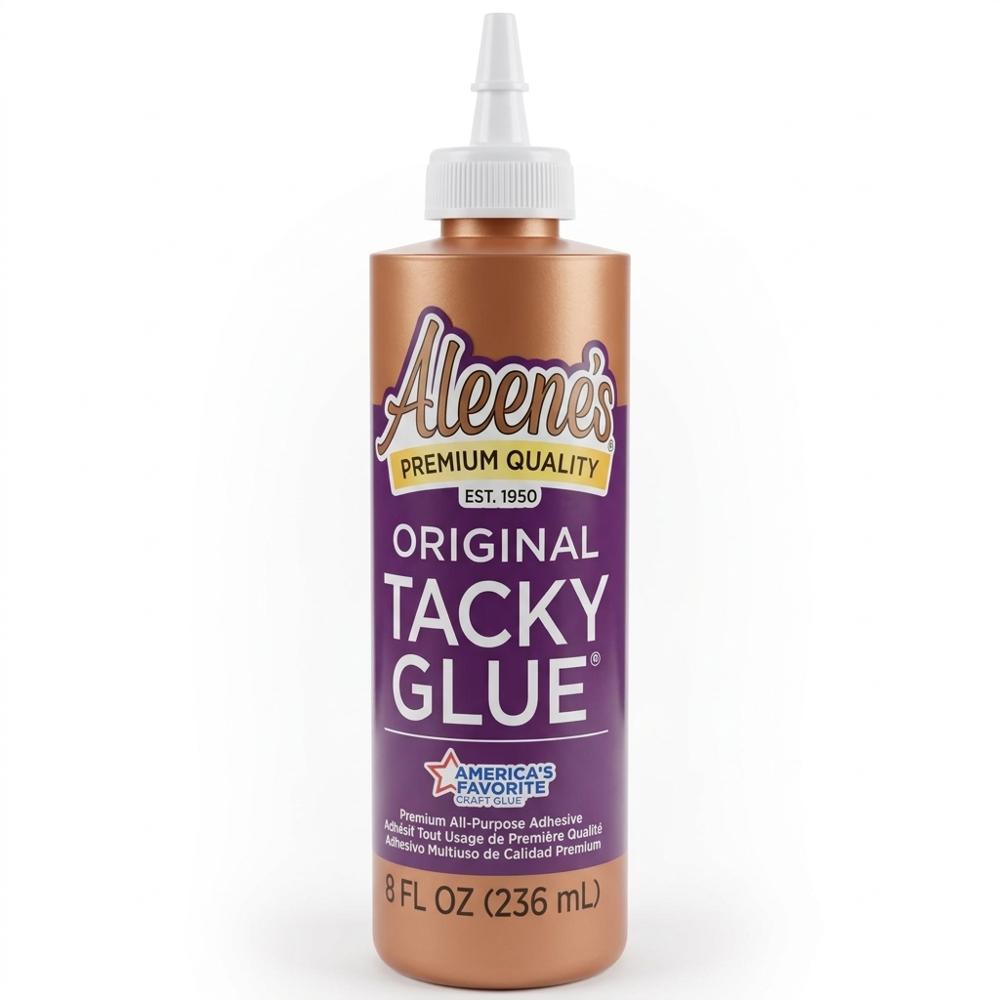 thick white craft glue for paper, fabric and lightweight trinkets