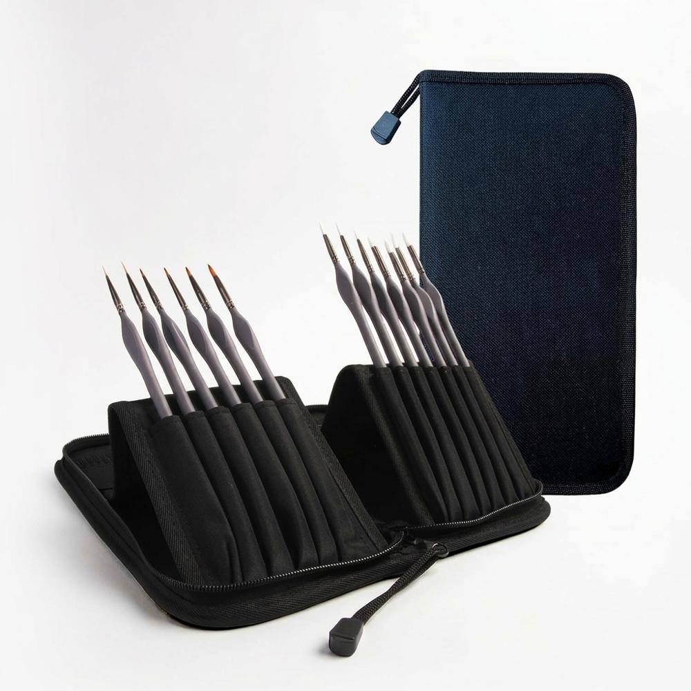 Precision Miniature Paint Brush Set