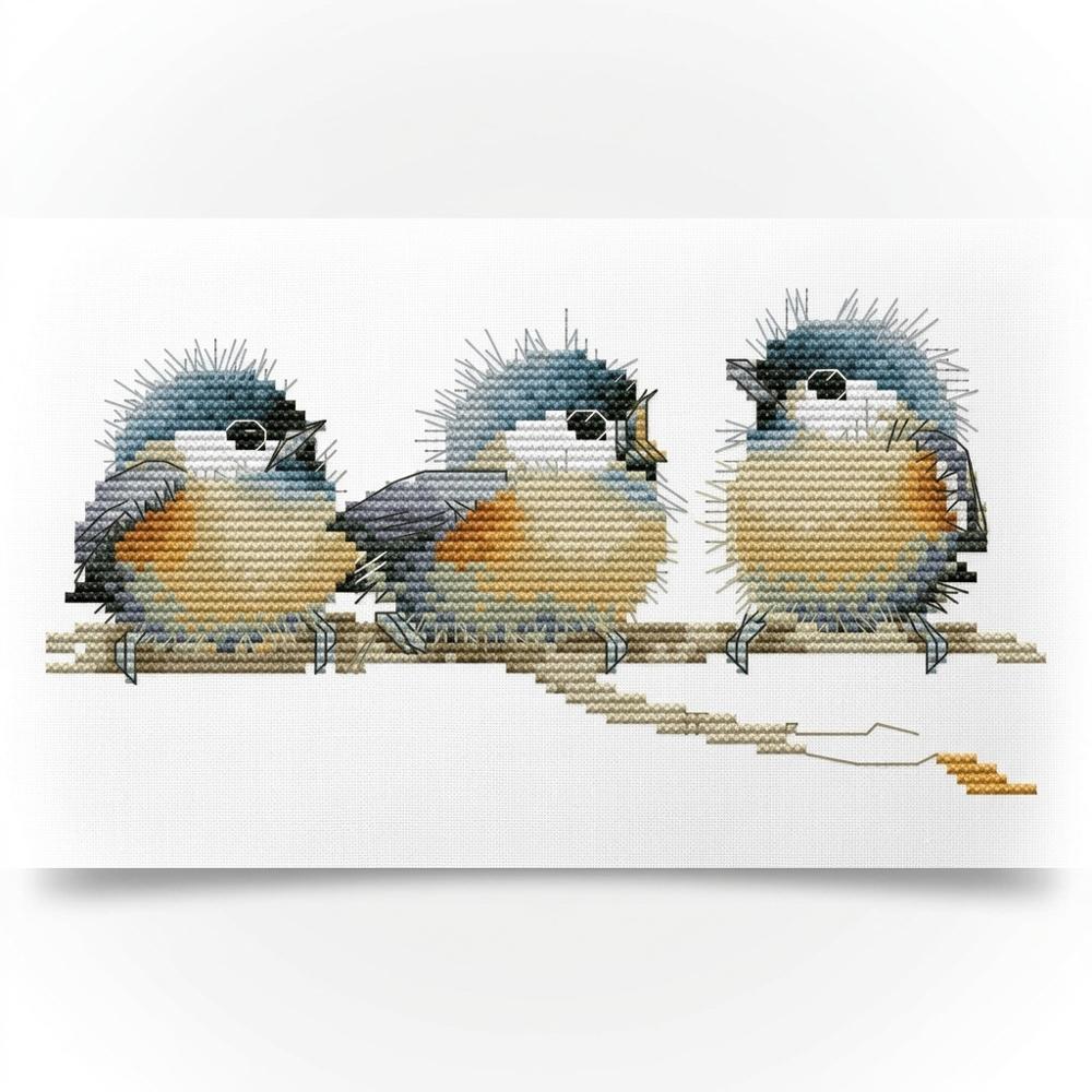 Bird-Themed Cross Stitch Kit