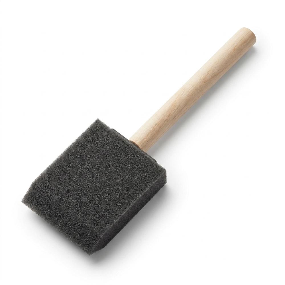 wide foam brushes for spreading sensitizer in thin, even coats
