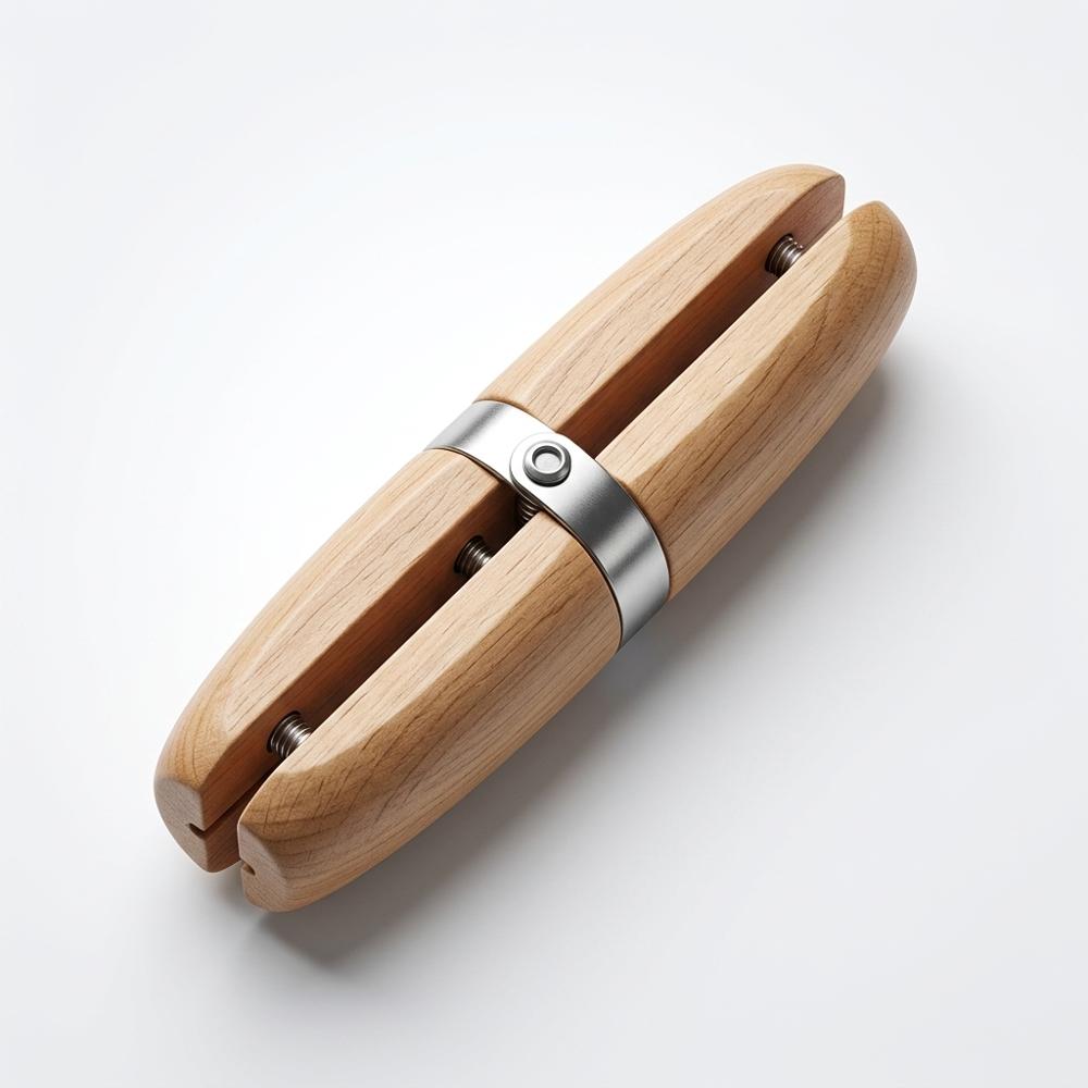 wooden ring clamp for holding small work steady