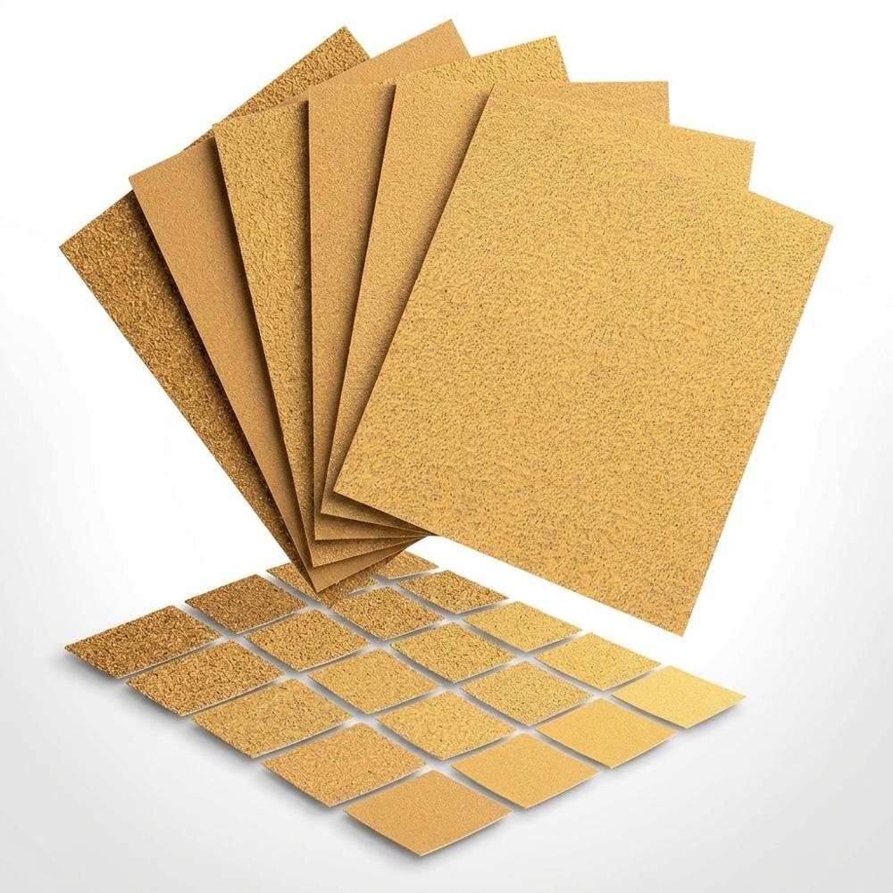 Assorted Grit Sandpaper Sheets Pack