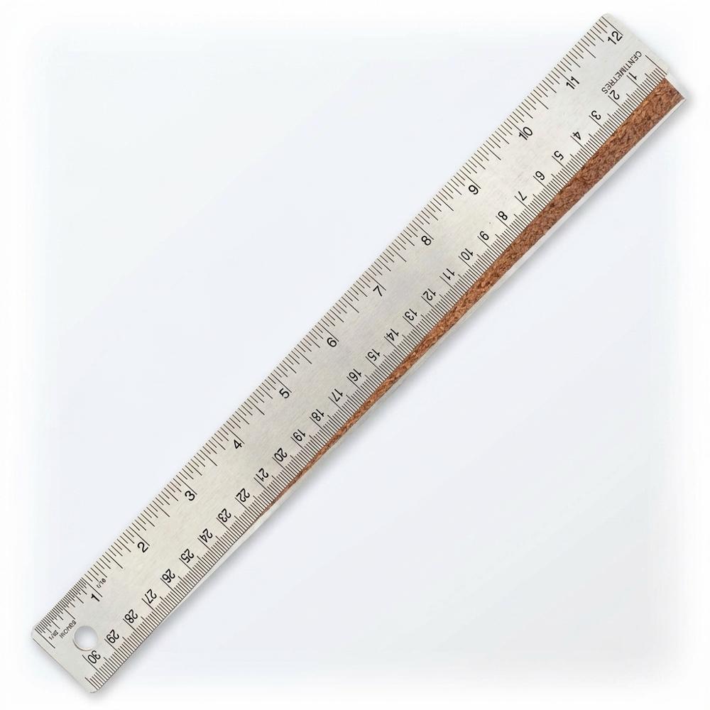 Durable Dual-Scale Metal Ruler