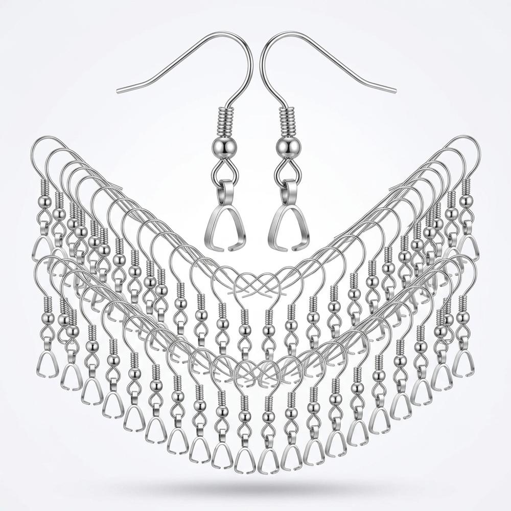 stainless steel ear wires for finishing earrings