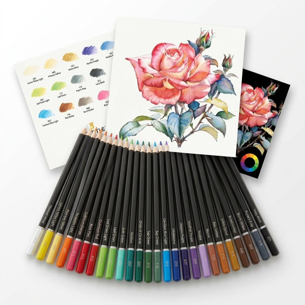 Botanical Watercolor Pencil Set