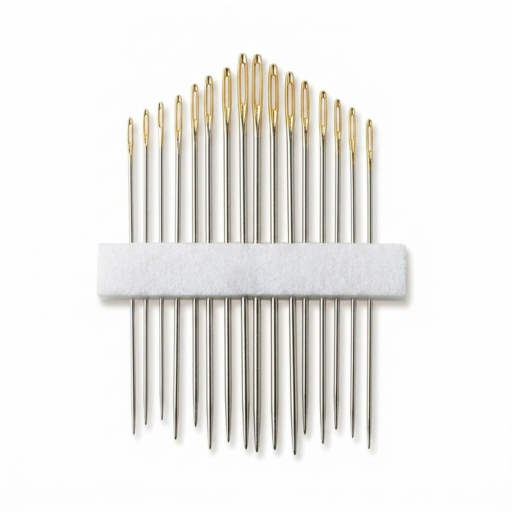 Premium Gold Embroidery Needles