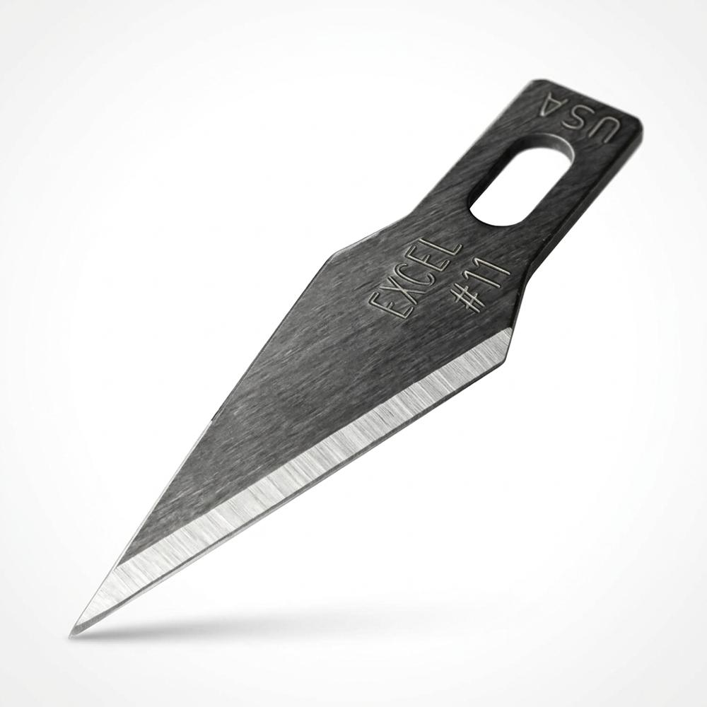 replacement #11 blades for a precision craft knife