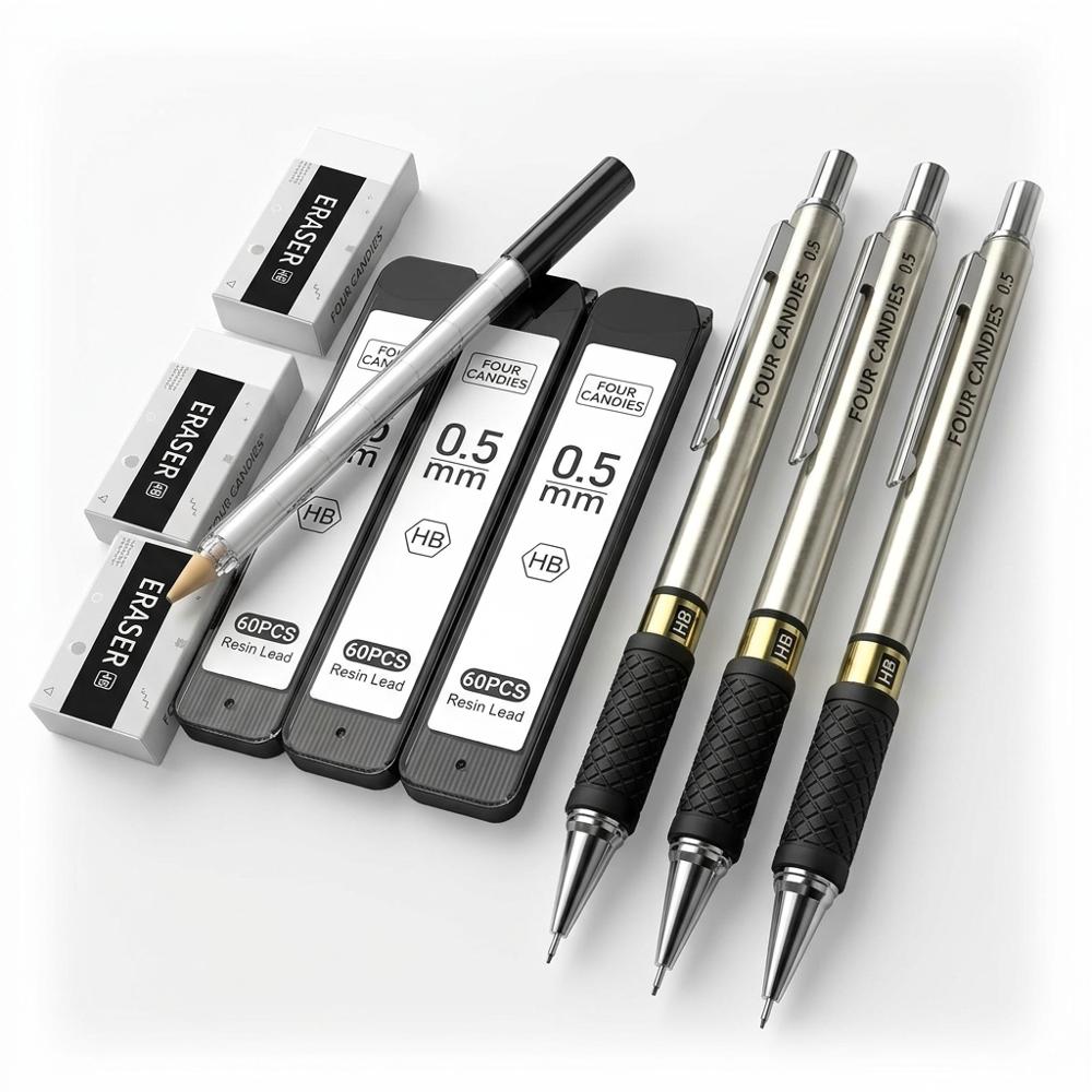 Premium Metal Mechanical Pencil Set