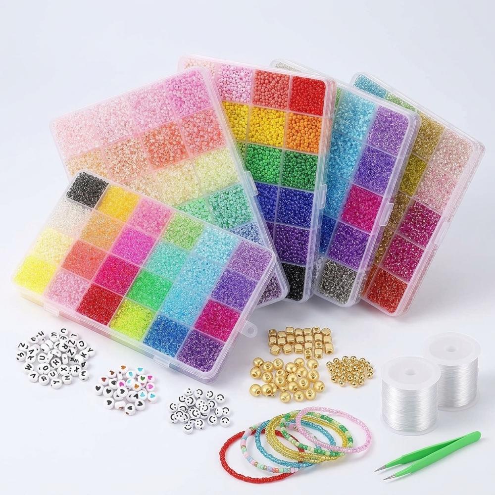 Vibrant Assorted Seed Beads Set
