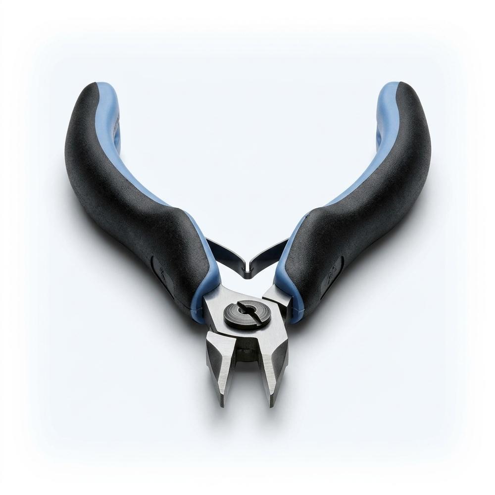 precision flat nose pliers with a lighter spring for long weaving sessions