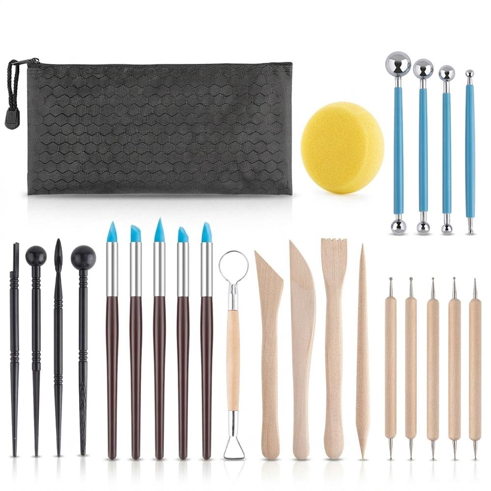 Complete Pottery Sculpting Tool Set