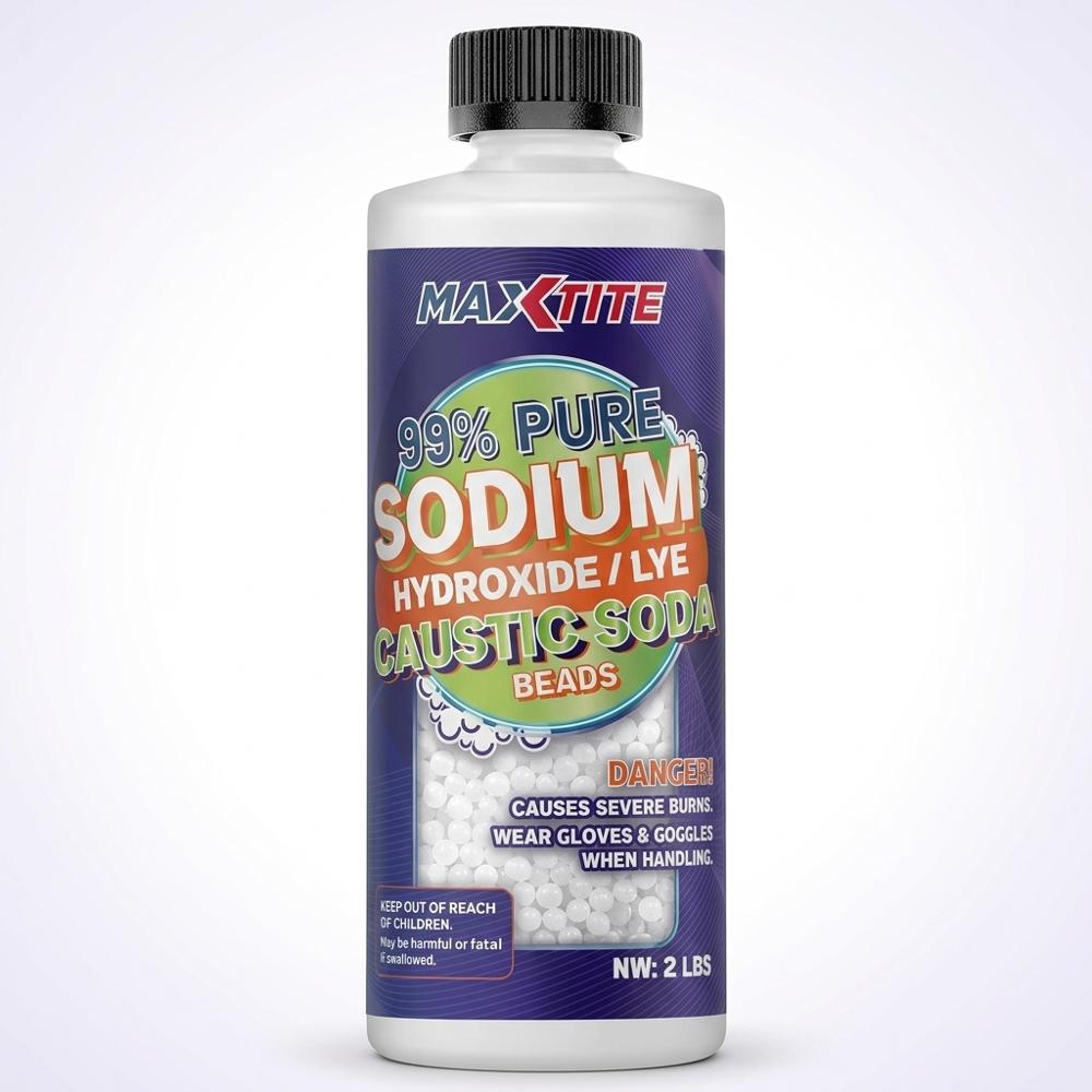 pure sodium hydroxide lye beads for cold process soap