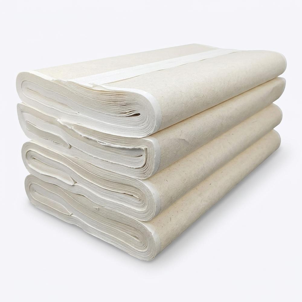 sized “cooked” xuan paper that holds a fine line without bleeding